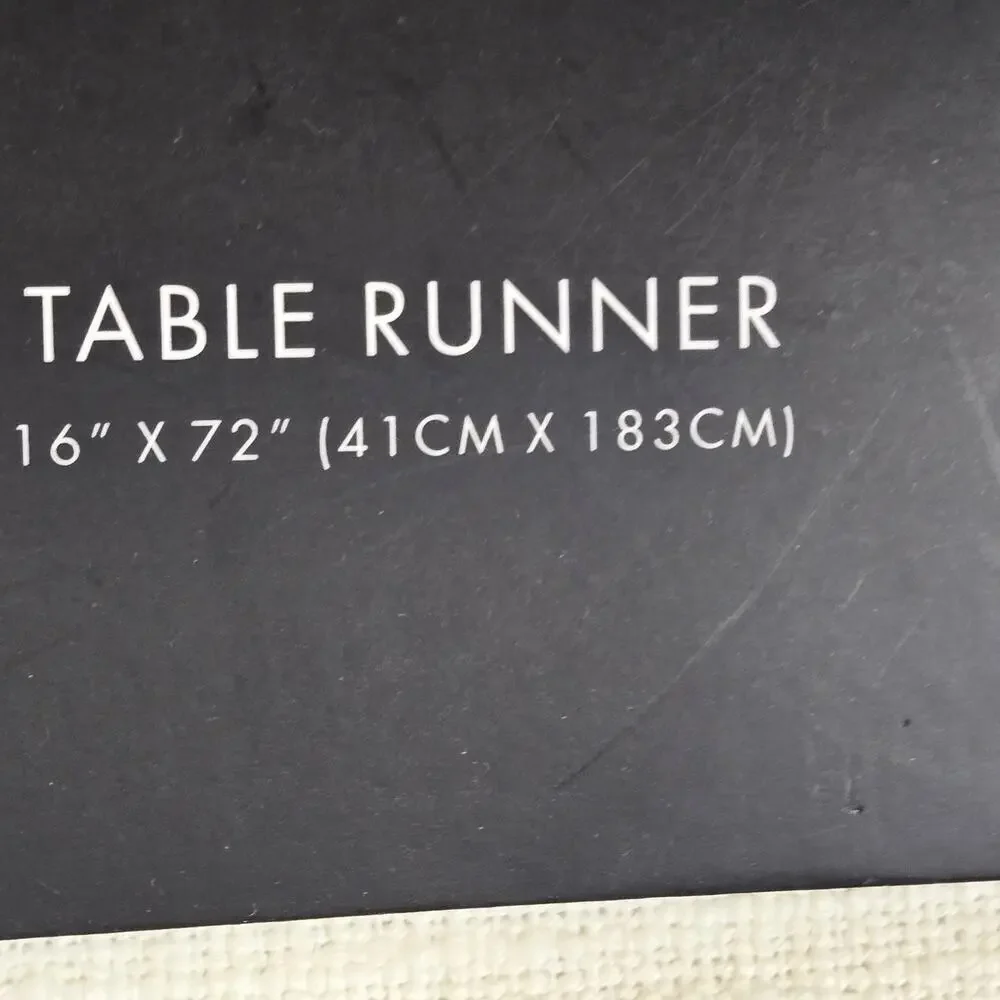Tahari Sequined Bunny Table Runner 16x72